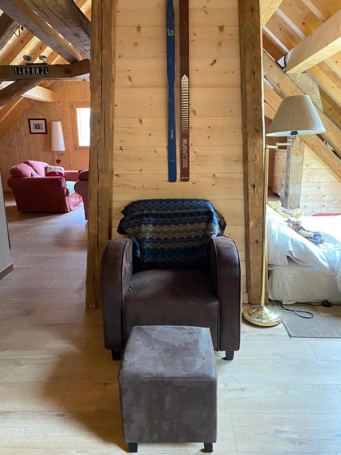 Le Bel Appartement De Montagne Bellevaux Exteriör bild